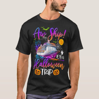 AW Schip Halloween Reis Familie Cruising Crew Crui T-shirt