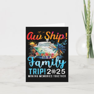 AW schip is een familie reis 2025 familie matching Kaart