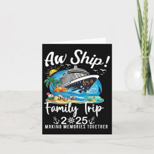 AW schip is een familie reis 2025 familie matching Kaart