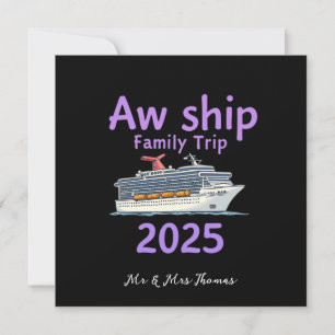 AW Ship Family Trip 2025 Ultimate Cruise Adventure Kaart