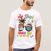 AW Ship Family Trip Kleurrijke groepsaanpassing T-shirt (Voorkant)