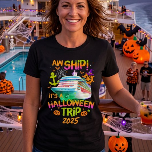 Aw Ship Halloween Cruise  T-shirt