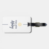 AW Ship Het is een Afstudeerder Trip Afstuderen Cr Bagagelabel (Achterkant horizontaal)