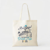 AW Ship Het is een Afstudeerder Trip Afstuderen Cr Tote Bag (Voorkant)
