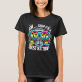 AW Ship Het is een Besties Trip Cruise 2025 Vakant T-shirt (Voorkant)