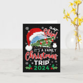 AW Ship Het is een kerstcruise 2024 Familie M Kaart (Gele Bloem)