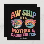 Aw Ship Het is een moeder en dochter cruise reis g Kaart (Voorkant / Achterkant)
