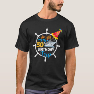 AW Ship Het is mijn 50ste verjaardag reis Zomer Va T-shirt