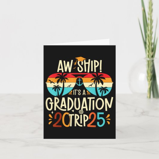 AW Ship zijn een Afstuderen reis 2025 Afstuderen C Kaart (Voorkant)