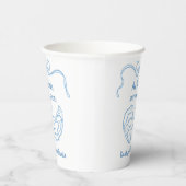 Aw Shuck Oyster Coastal Bachelorette Feestje Papieren Bekers (Rechts)