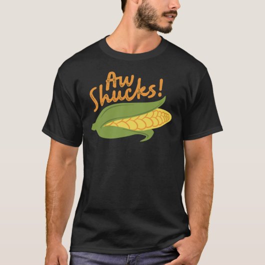 Aw Shucks Cute Corn Design Classic T-Shirt (Voorkant)