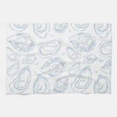 AW Shucks Oyster Keuken Handdoek (Horizontaal)