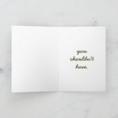 Aw, Shucks Wenskaart Kaart (Binnen)