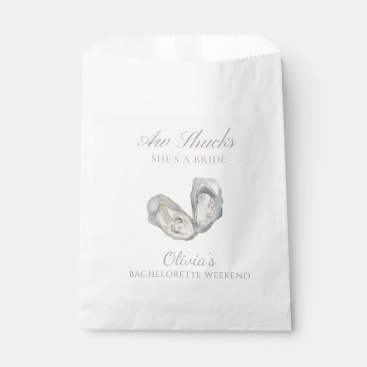 Aw shucks ze is een bruid bachelorette bedankzakje
