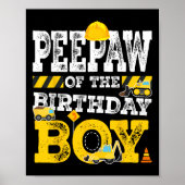 Aw van de verjaardagsjongen die overeenkomt met de poster (Voorkant)