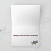 AW- Weimaraner- en Point Birthday-kaart Kaart (Binnen)