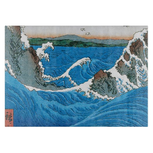 Awa Province, Naruto-wervelstromen door Ando Hiros Snijplank (Voorkant)