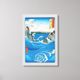 Awa Provincie, Naruto-draaikolken door Ando Hirosh Canvas Afdruk