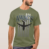 AWACS Sentry en US Flag T-shirt (Voorkant)