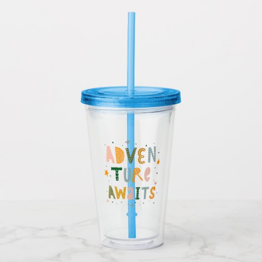 Awages voor avontuur acryl drinkbeker (Voorkant)