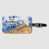 Awages voor avontuur bagagelabel (Voorkant (horizontaal))