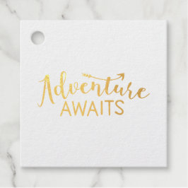 Awages voor avontuur bedankjes labels