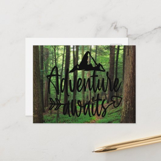 Awages voor avontuur briefkaart (Voorkant / Achterkant in situ)