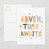 Awages voor avontuur briefkaart (Voorkant / Achterkant)