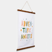 Awages voor avontuur hangend wandkleed (Gebogen)