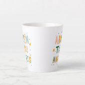 Awages voor avontuur latte mok (Voorkant)