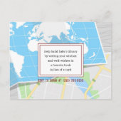 Awages voor avontuur | Moderne kaart (Achterkant)