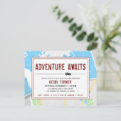Awages voor avontuur | Moderne kaart (Staand voorkant)