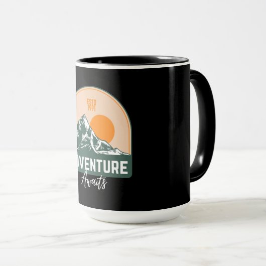 Awages voor avontuur mok (Voorkant rechts)