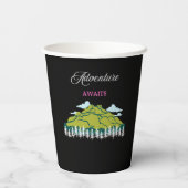 Awages voor avontuur papieren bekers (Achterkant)