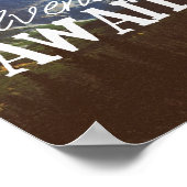 Awages voor avontuur poster (Hoek)