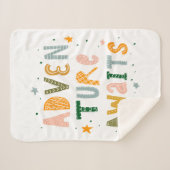 Awages voor avontuur sherpa deken (Voorkant (horizontaal))