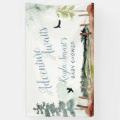 Awages voor avontuur spandoek (Verticaal)