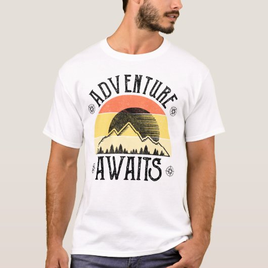Awages voor avontuur t-shirt (Voorkant)
