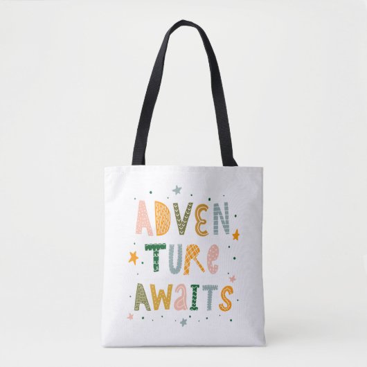 Awages voor avontuur tote bag (Voorkant)