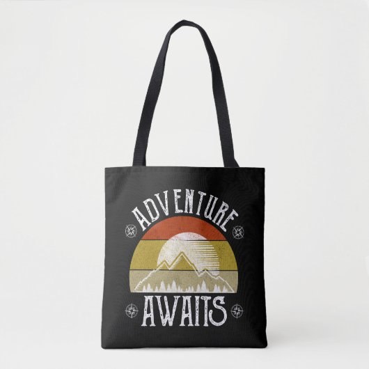 Awages voor avontuur tote bag (Voorkant)