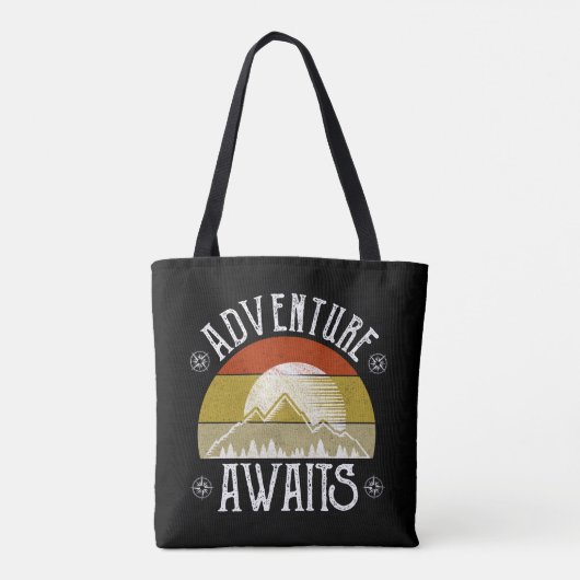 Awages voor avontuur tote bag (Achterkant)
