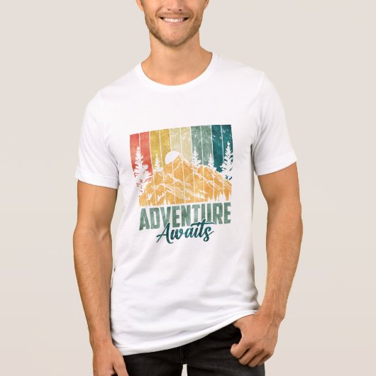 Awages voor avontuur Tri-Blend shirt (Voorkant)