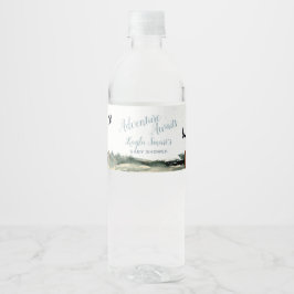 Awages voor avontuur waterfles etiket