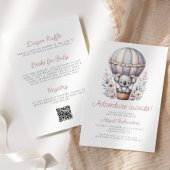 Awaits Koala Beer QR Code Baby shower Kaart