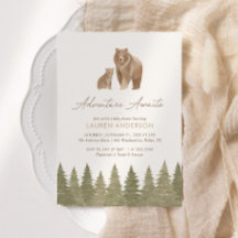 Awaits Woodland Baby shower