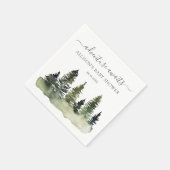 Awaits Woodland Baby shower Servet (Hoek)