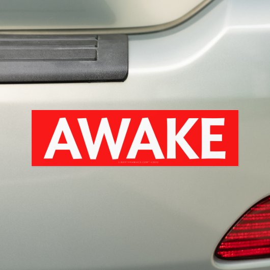 Awake Bumpersticker (Op auto)
