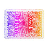 Awake=Cafeïne - Positief citaat Magneet (Horizontaal)