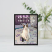 Awake Layla Briefkaart (Staand voorkant)