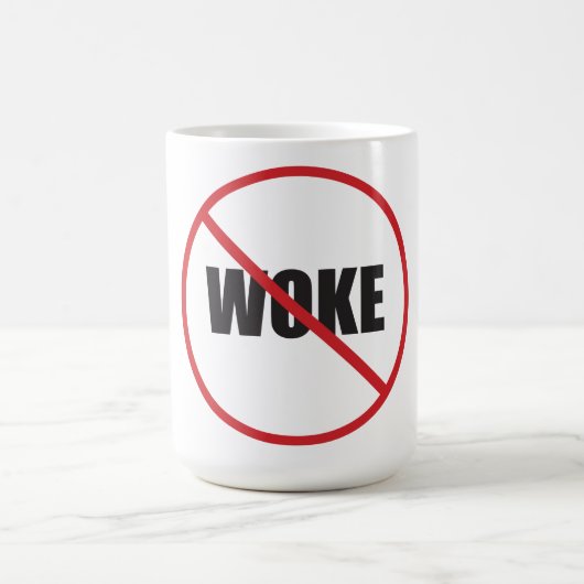 Awake, niet Woke. Koffiemok (Center)